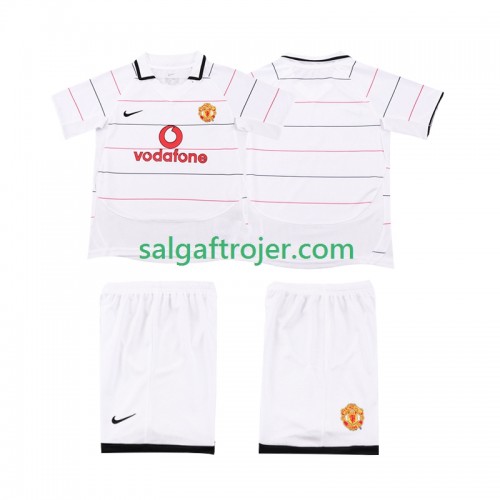 Manchester United 2003 2006 Fodboldtrøjer Børn Retro 3. sæt Kort ærmer Manchester United 2003 2006 Fodboldtrøjer Børn Retro 3. sæt Kort ærmer